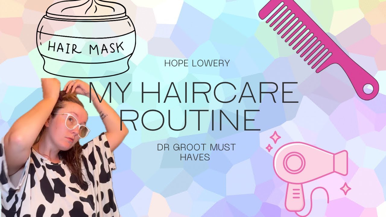 My Hair Care Routine Using Dr Groot Products Youtube 