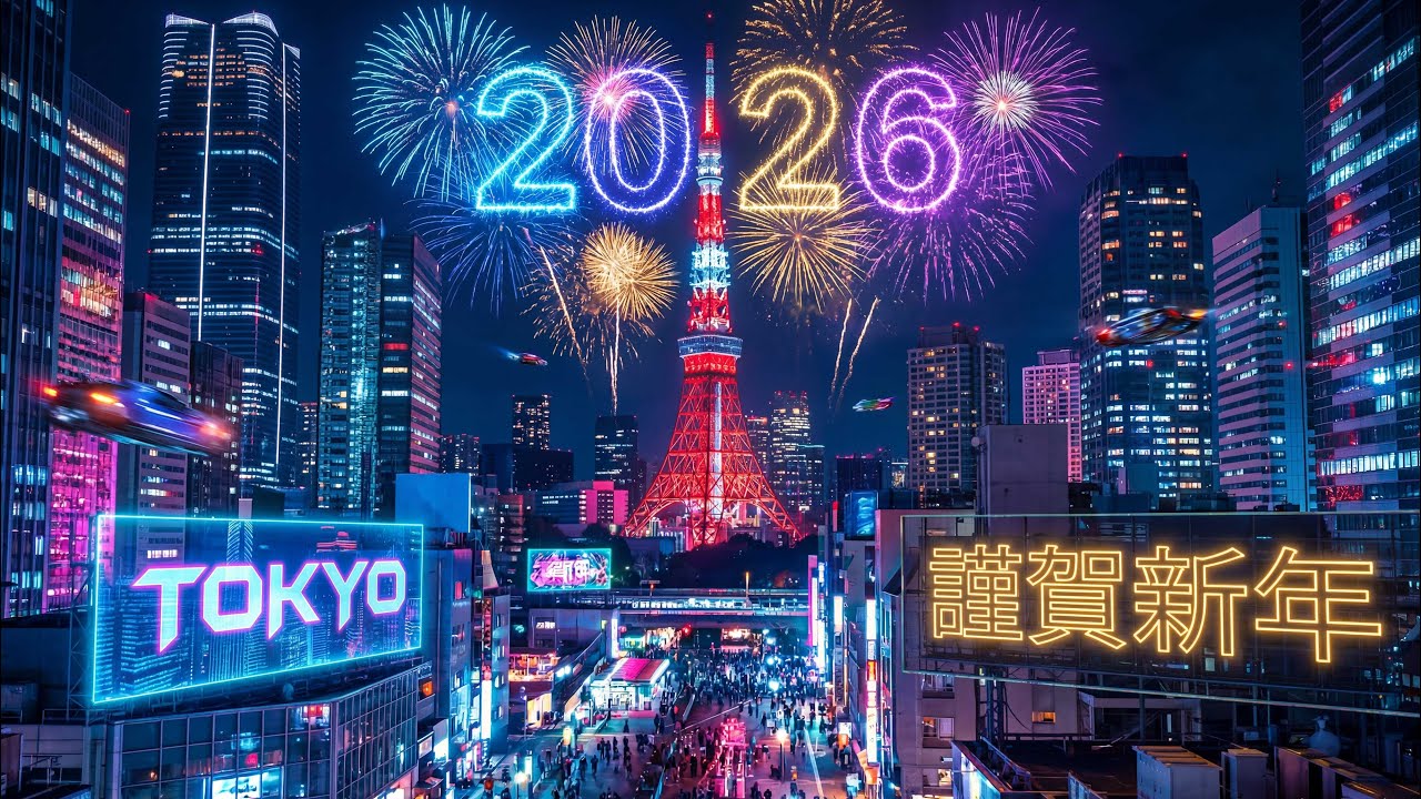 東京2026年新年花火｜日本全国で壮大な空の花火大会 , Tokyo New Year