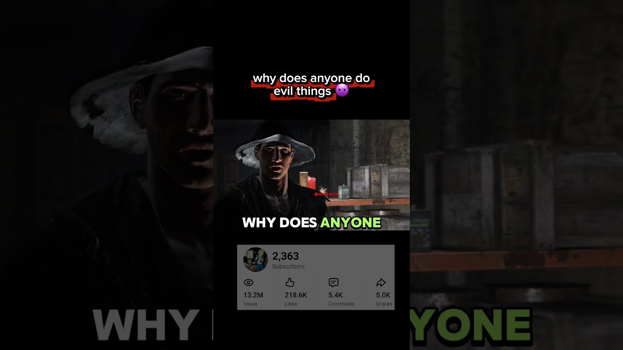 Почему вообще кто-то совершает зло 😈 поступки? 