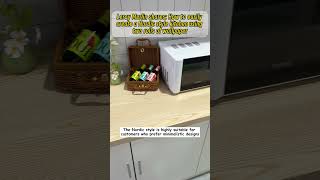 Leroy Merlin Shares How To Easily Create A Nordic Style Kitchen Using Two Rolls Of Wallpaper