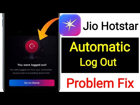Fix Jiohotstar You were Logged Out Problem || Fix Jiohotstar Automatic Logout Today Problem