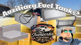 Auxiliary fuel tanks. Rv transport hotshot trucks. #rds #hotshot #fueltank #ford #ram #chevy #otr