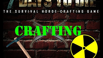 7 Days to Die How to Craft: Basic Tools - Pickaxe / Shovel / Fireaxe