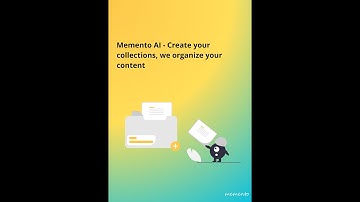 Create your collections, our AI organizes your content  - Memento