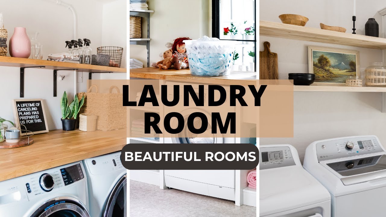 Laundry Room Organization INSPIRATION IDEAS - Home Decor Ideas - YouTube