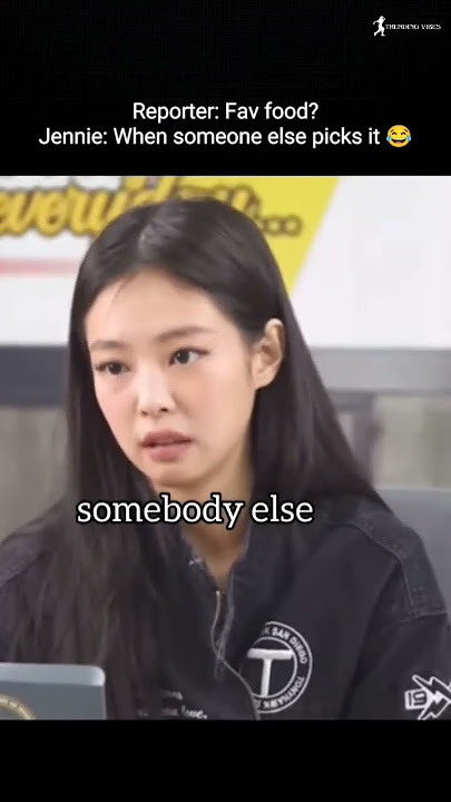 ๐Reporter: Fav Food? Jennie: When Someone Else Picks It ๐ #trending #viralvideo #blackpink #shorts