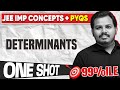 Determinants One Shot | Imp Concepts + PYQs | JEE 2026 | 45 Days FREE Crash Course | Telugu