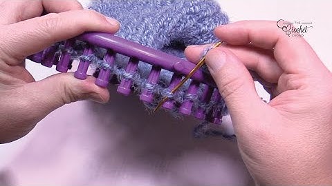 BEGINNER Loom Knitting Finish A Hat