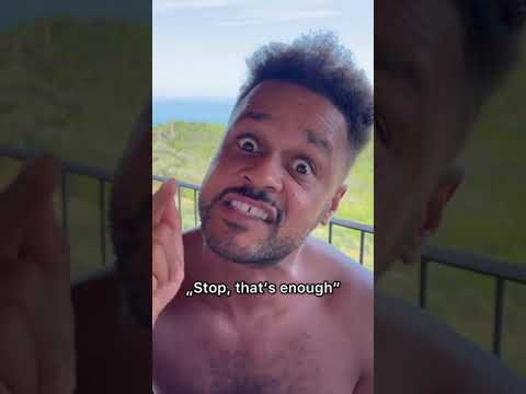 We don’t say: „Stop, that‘s enough“.. we say