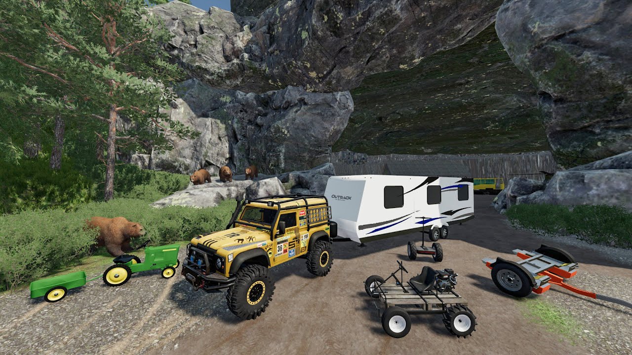 Découverte d'une cave abandonnée au milieu de la forêt | Farming Simulator 22 roleplay