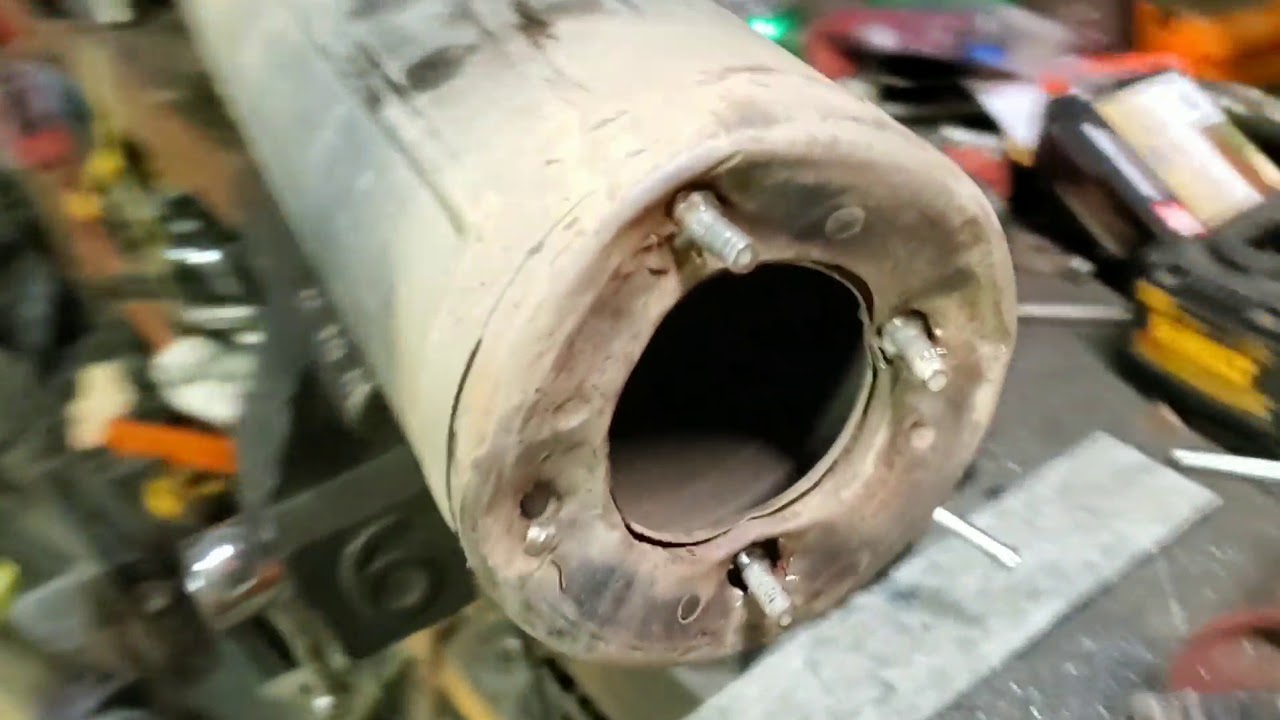 Yamaha viking custom exhaust YouTube