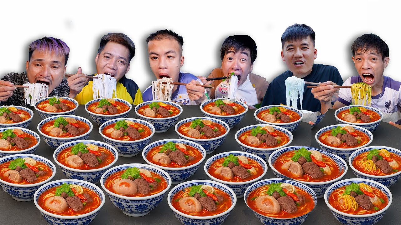 Hưng Troll | Thử Thách Người Cuối Cùng Ngừng Ăn Bún Bò Huế Thắng Nhận 500$