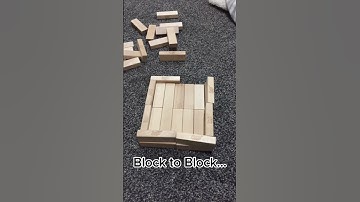 Trying too make a house with janga blocks😅 #funny #shorts #jengablocks