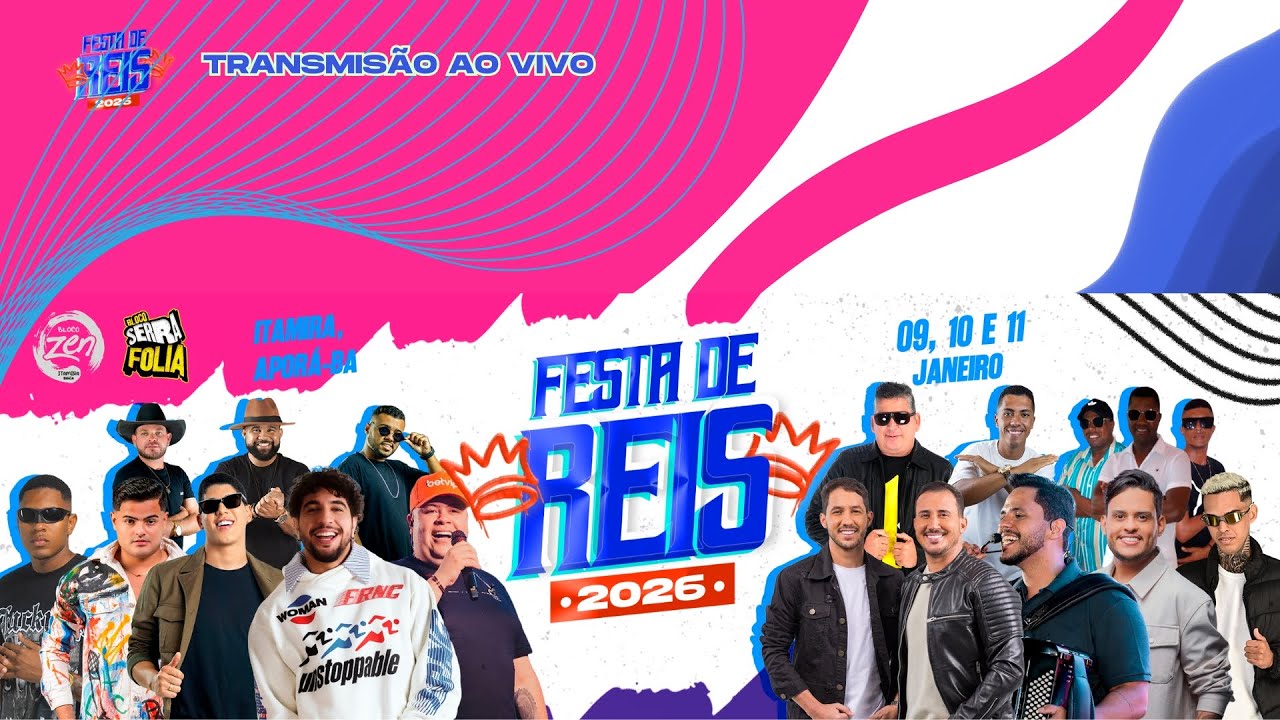 Festa de Reis 2026 | 2ª noite Iguinho e Lulinha, Heitor Costa, Brega e Vinho  | Itamira, Ba 