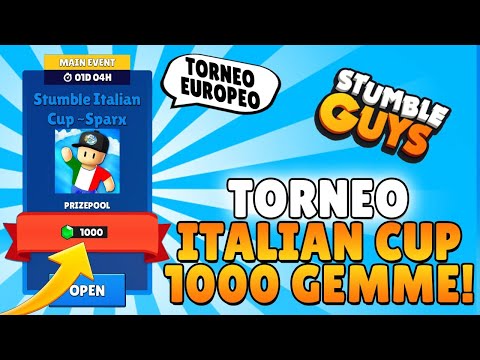 Domani STUMBLE GUYS TOURNAMENT con 1000 gemme in PREMIO! - Domani STUMBLE GUYS TOURNAMENT con 1000 gemme in PREMIO!
