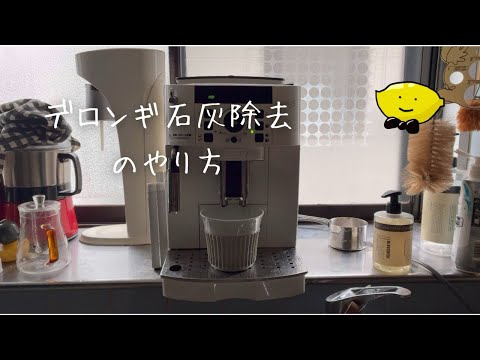 デロンギ マグニフィカS 石灰除去作業 - YouTube