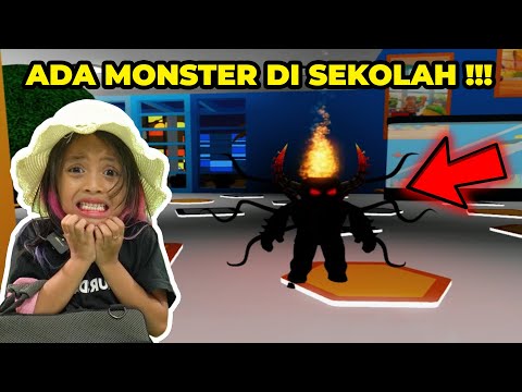 LEIKA DIKEJAR MONSTER LABA-LABA, GURITA DINOSAURUS DI ROBLOX DAYCARE