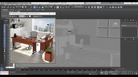 3Dsmax Tutorials, Learn 3D Modeling, Texturing & Lighting an Office Cabin Interior in 3dsmax (P4)