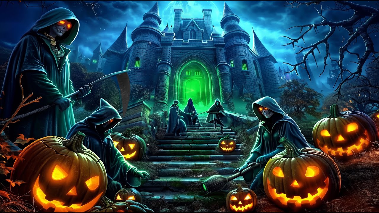 Spooky Halloween Music 2025 👻 Haunted Castle Ambience | Scary Background for Study & Sleep