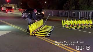 MVB3X Rapid Deployment Capabilities: Two Traffic Lanes Closed in 60 Seconds