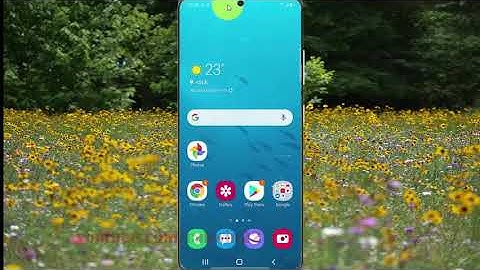 Samsung Galaxy S20 : How to enable or disable show button shapes (Android 10)