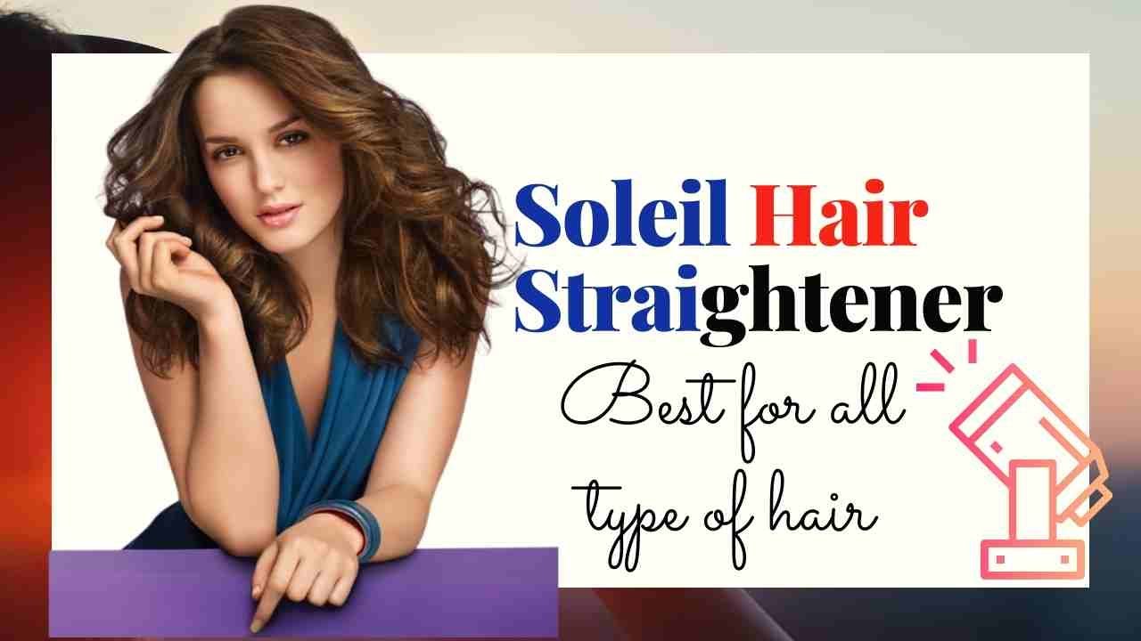 soleil cordless flat iron