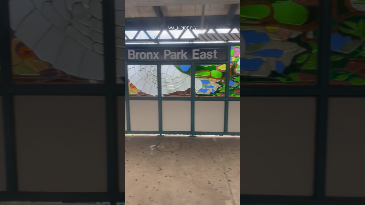 NYC Subway Train Ride, Bronx Park East Station🚊