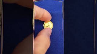 British Gold Britannia Coin. Type II. King Charles III. 1/10th troy ounce. 10 pounds sterling