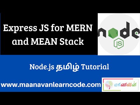 Express JS for MERN and MEAN Stack | Part 9 | Node.js Tamil Tutorial