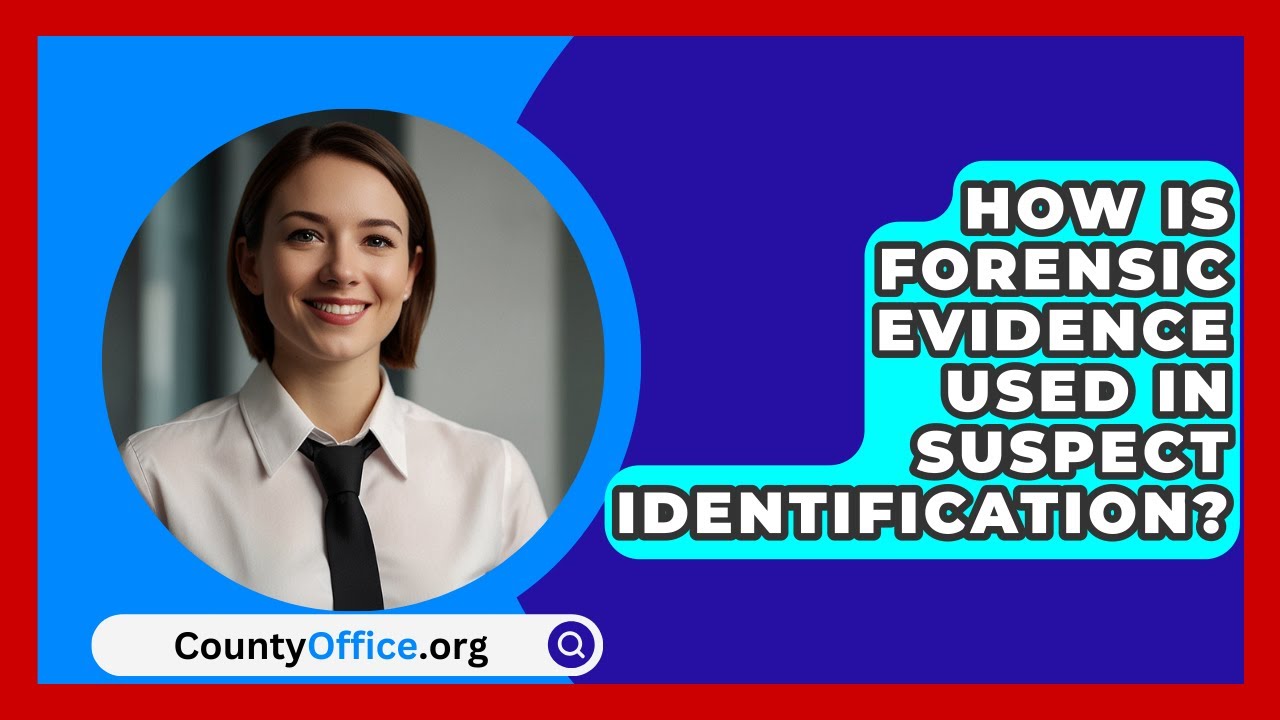 How Is Forensic Evidence Used In Suspect Identification? - CountyOffice.org