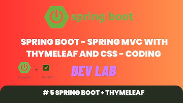 5 Spring Boot   Spring MVC with Thymeleaf and CSS   Coding