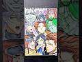 CV:速水奨の演じたキャラ9選を本気で描いてみた✨✨#drawing #drawingchallenge #一発描き #声優 #速水奨