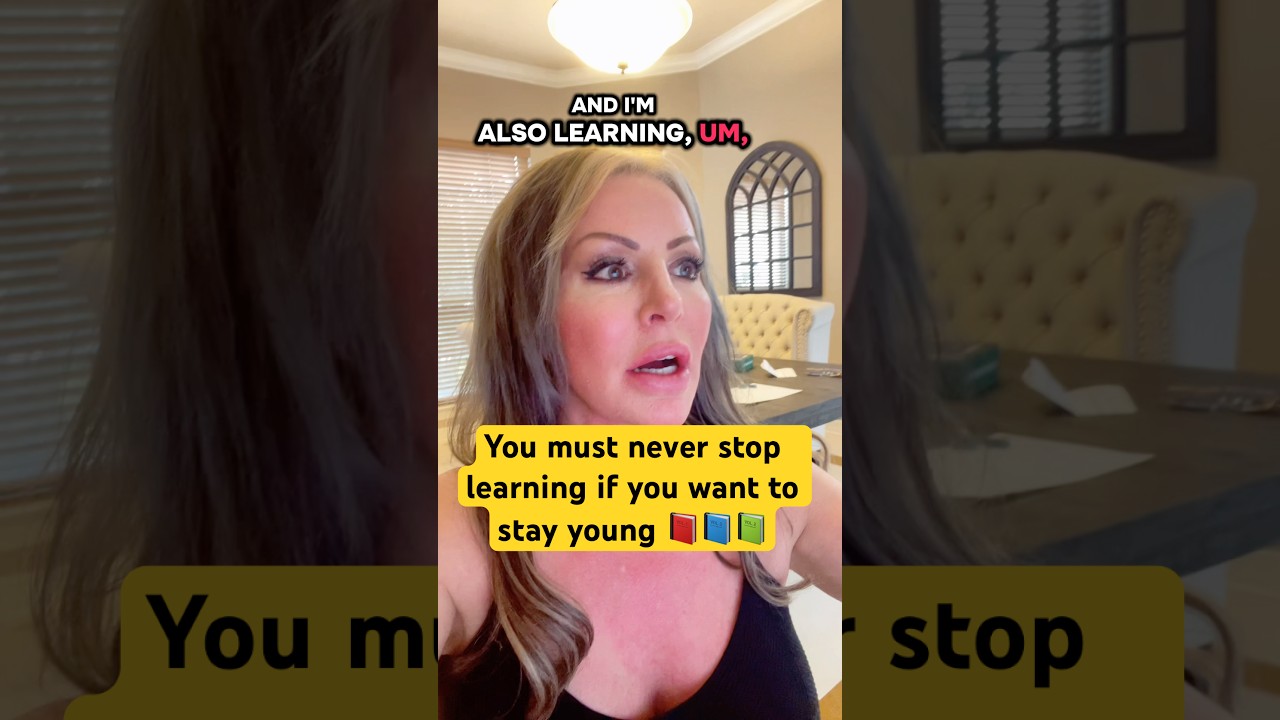 Никогда не переставайте учиться, и вы никогда не состаритесь! 