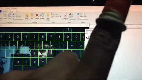 Virtual Keyboard with Python Programing using Hand Gesture Recognition