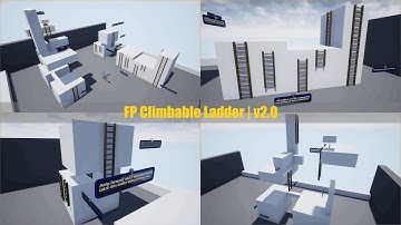 Unreal Engine Marketplace (Fab) | FP Climbable Ladder | v2.0