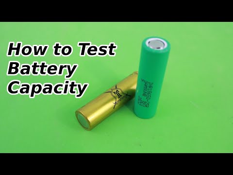 خصوصی آلات کے بغیر بیٹری کی صلاحیت کی جانچ کیسے کریں۔