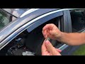 How to install wind deflectors teamheko