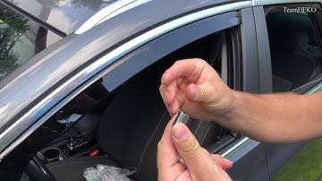 How to install wind deflectors TeamHEKO