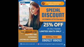 Get Excited 25% Special Discount On Tekla Training Extended Up To 31St May