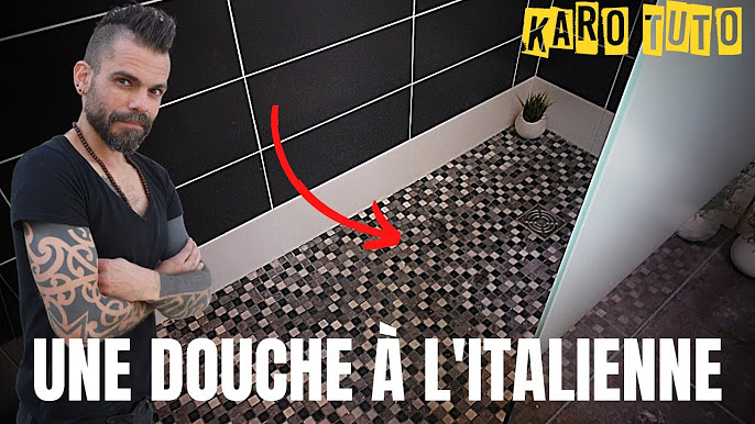 Accessoire douche à l'italienne - coins d'étancheité