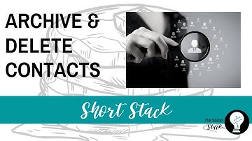 How to Archive & Delete Contact in KW Command