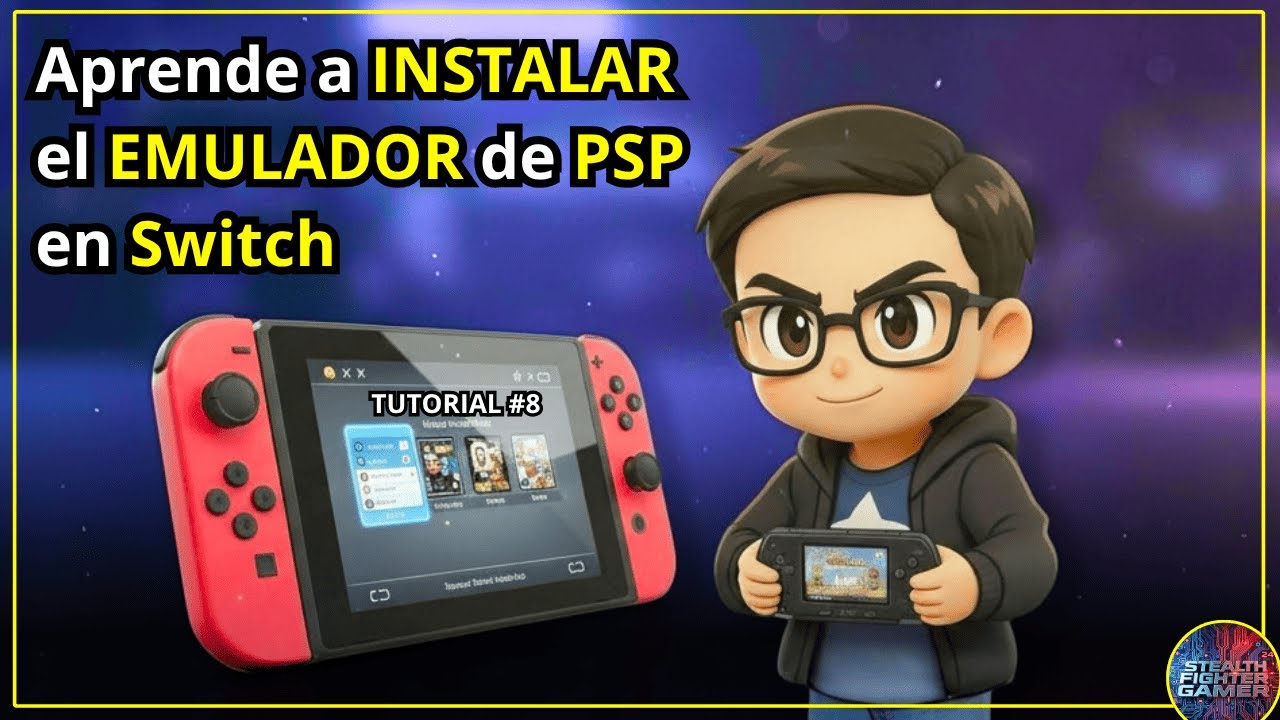 Tutorial #8 💾 Instala el Emulador de PSP paso a paso en Sw1tch