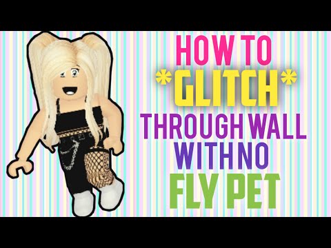 How to *GLITCH* Through your house wall without a FLY PET! (Roblox/Adopt me)