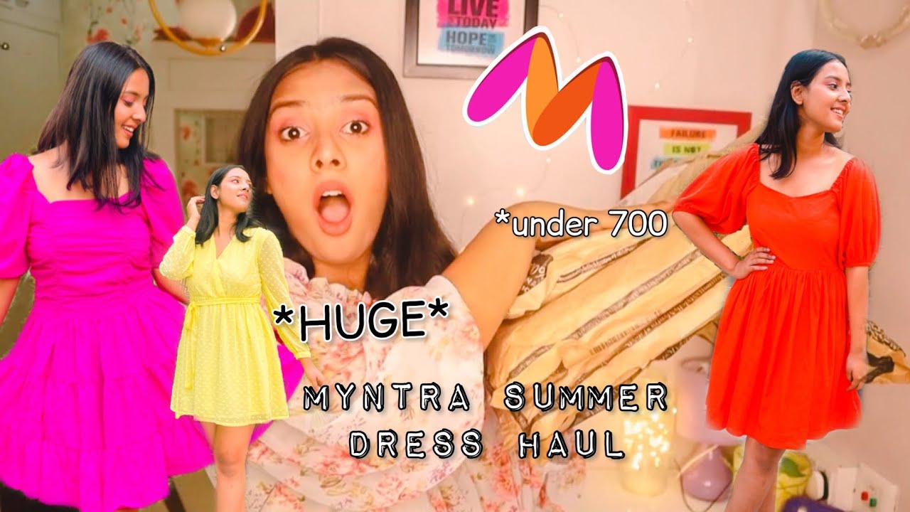 *HUGE* Myntra Summer Dresses Try on Haul 2022 | Under Rs 700