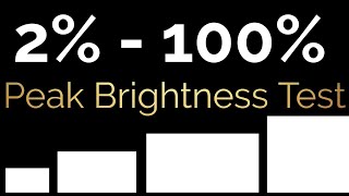🧐SDR Peak Brightness Test Pattern| Window Stimulus Test| Ep.640