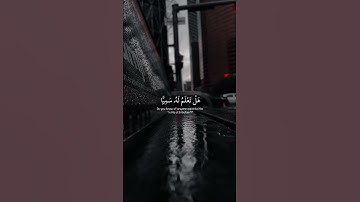 رب السموت والأرض وما بينهما فاعبده واصطبر لعبادته 🤍 ｜ سورة مريم ｜ عبدالرحمن مسعد ｜ قرآن كريم