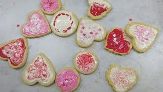 Doll Size Valentines Day Cookies