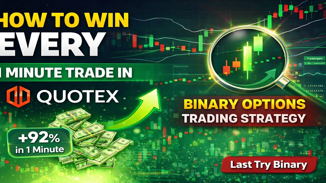 How To Win Every 1 Minute Trade In Quotex | Binary Options Trading ...
