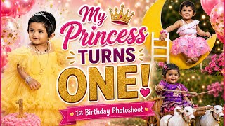 Our Princess Turns ONE 👑 | Baby Girl 1st Birthday Photoshoot
