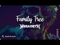 Megadeth Family Tree Lyrics Video For Desktop